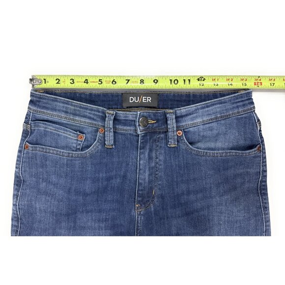 DUER Jeans Mens L2X Coolmax Performance Stretch Denim Size 31x31 Slim Fit - Picture 6 of 12